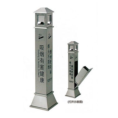 烟灰柱 / 玻璃钢桶